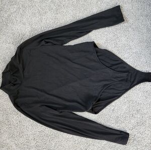 New women's black turtleneck onesie